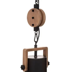 Suspension Silas - noir - métal D23 cm - Atmosphera