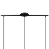 Suspension Smertrio 3 lampes E27 IP20 noir