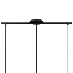 Suspension Smertrio 3 lampes E27 IP20 noir