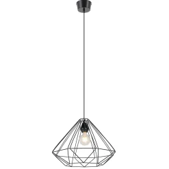 Suspension Smertrio E27 60W ⌀44.5xH.110cm noir GoodHome