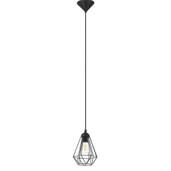 Suspension Smertrio GoodHome E27 noir mat 60W
