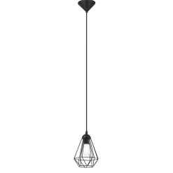 Suspension Smertrio GoodHome E27 noir mat 60W