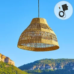 Suspension solaire bohème MERIDA SOLAR H34cm