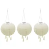 Suspension solaire LED - LUMISKY - HIMALAYA - O30cm - Beige, creme et mariage festif - Autonomie 8h