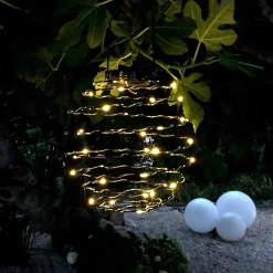 Suspension solaire spirale ORION H37cm