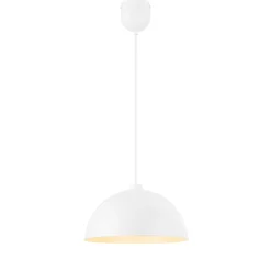 Suspension Songor GoodHome blanc 38cm IP20 E27