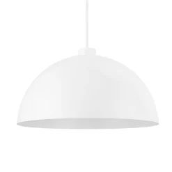 Suspension Songor GoodHome blanc 38cm IP20 E27