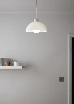 Suspension Songor GoodHome blanc IP20 E27