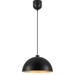 Suspension Songor GoodHome noir 38cm IP20 E27