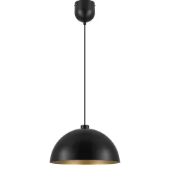 Suspension Songor GoodHome noir 38cm IP20 E27