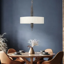 Suspension Spyre 6 lumières - Bronze métallique mat