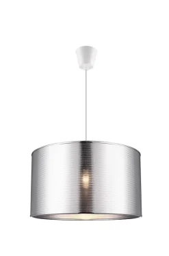 Suspension Tectit GoodHome E27 argent brillant