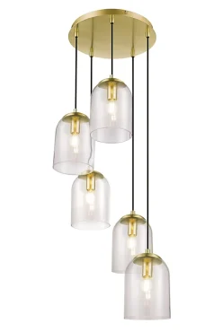 Suspension Thestias 5 ampoules E14 IP20