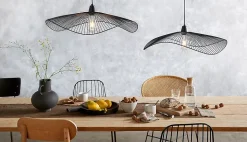 Suspension Vagala E27 Ø60,5cm 40W IP20 noir Seynave