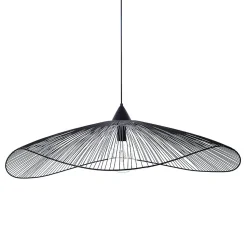 Suspension Vagala métal noir E27 40W IP20 Ø100cm x L.100cm Seynave