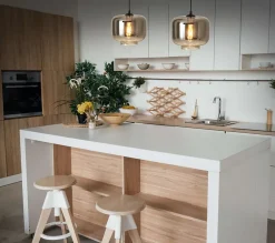 Suspension VASO rétro métal et verre fumé anthracite douille E27 pour salle à manger salon entrée bureau diamètre 25cm