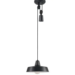 Suspension Yarra GoodHome E27 noir mat