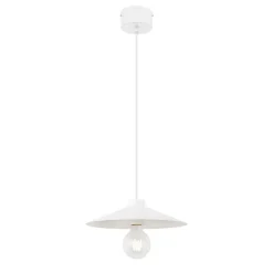 Suspension Zanbar GoodHome blanc IP20 E27