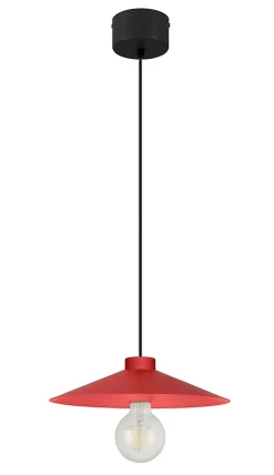 Suspension Zanbar GoodHome IP20 E27 rouge