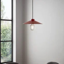 Suspension Zanbar GoodHome IP20 E27 rouge