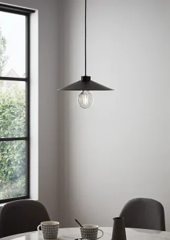 Suspension Zanbar GoodHome noir IP20 E27