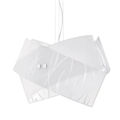 Suspensions Agnese blanches 2XE27 max 2X52W IP20 - Plafonnier LED design moderne