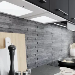 Système d'éclairage LED sous étagère pour 5 panneaux lumineux L. 22,2 GoodHome Caraway