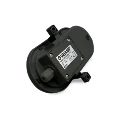 TARTARUGA: Hublot ovale à LED intégrés 6W noir. IP44