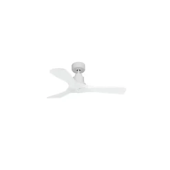 Tenerife de KlassFan - Super destratificateur et ventilateur DC 106 cm Blanc pales bois blanc sans Lumière 15 à 20 m²