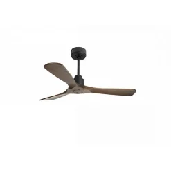 Tenerife de KlassFan - Super destratificateur et ventilateur DC 132 cm Gris basalte pales bois sombre sans Lumière 25 à 40 m²