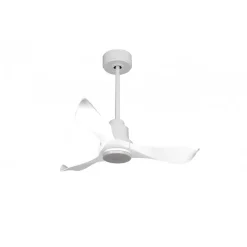 Tenerife de KlassFan - Super destratificateur et ventilateur DC 106 cm Blanc pales blanches Lumière dimmable 10 à 20 m²