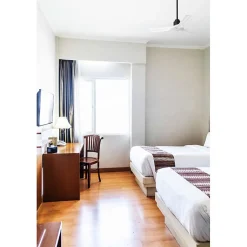 Tenerife de KlassFan - Super destratificateur et ventilateur DC 106 cm Gris basalte pales bois blanc sans Lumière 15 à 20 m²