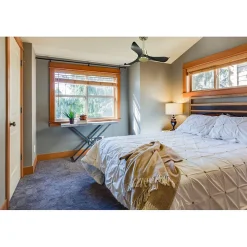 Tenerife de KlassFan - Super destratificateur et ventilateur DC 106 cm Laiton pales graphite sans Lumière idéal 10 à 20 m²