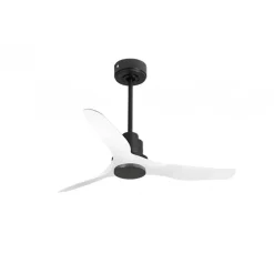 Tenerife de KlassFan - Super destratificateur et ventilateur DC 127 cm Gris basalte pales blanches sans Lumière 25 à 35 m²