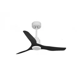 Tenerife de KlassFan - Super destratificateur et ventilateur DC 127 cm Blanc pales graphite sans Lumière 25 à 35 m²