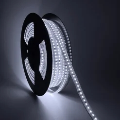 Tira LED 220V 360W 15Wm 12mm 120 puces SMD2835 Silicona IP67 Coupe tous les 10 cm 20m 115lmW 6000K Blanc froid