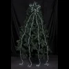 Tombée Étoilée 180 LED Blanc 2 m x 43 cm