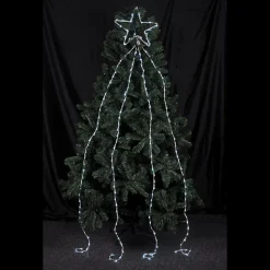 Tombée Étoilée 180 LED Blanc 2 m x 43 cm