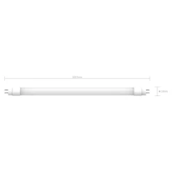 Tube LED T5 L.30.2cm 650lm 4.5W blanc chaud Jacobsen