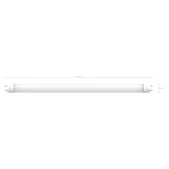 Tube LED T8 L.45.1cm 600lm 6W blanc neutre Jacobsen