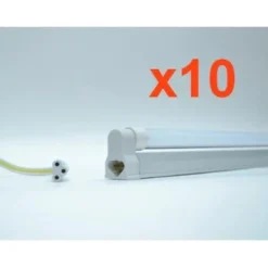 Tube néon LED 120cm T5 18W (Pack de 10) - Blanc Neutre 4000K - 5500K - SILAMP