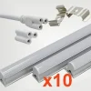 Tube néon LED 150cm T5 24W (Pack de 10) - SILUMEN - Blanc froid - Classe A+ - 120