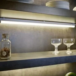 Tube Néon LED T5 90cm 9.6W 2 Têtes avec Interrupteur - Blanc Froid 6000K - 8000K - SILAMP