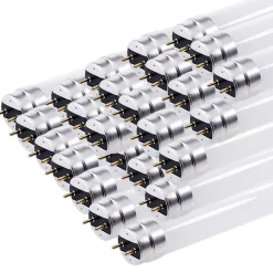 Tube Néon LED T8 60cm 9W Haut rendement (Pack de 25) - Blanc Neutre 4000K - 5500K - SILAMP
