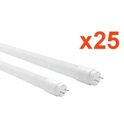 Tube Néon LED T8 120cm 12W (Pack de 25) - Blanc Chaud 2300K - 3500K - SILAMP