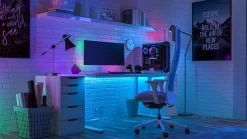 Tuya LED-RGB Stripe avec Bluetooth, fonction, Stripes, plastique, multicolore, LED intégré,