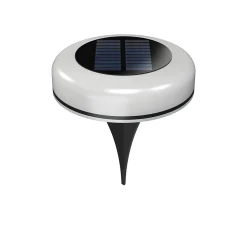 Twist - Lampe solaire d'extérieur LED 1W avec piquet 2700 K/RGB, IP54, angle 180, classe III, ABS noir - Beneito Faure