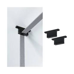 ULine Accessoires Support de sangle droit Kit de 2 Noir