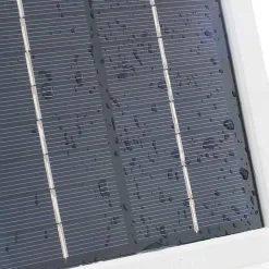 V60 - Projecteur Solaire Double Led - 500 Lumens - Détecteur De Mouvement - Ip44 - Blanc