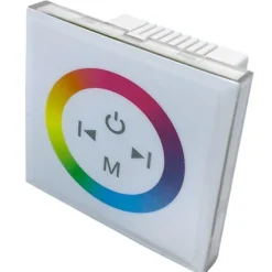 Variateur LED RGB Tactile Blanc 12V/24V - SILAMP